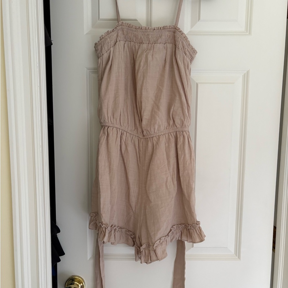 Pink Lily Everyday Happiness Oatmeal Romper